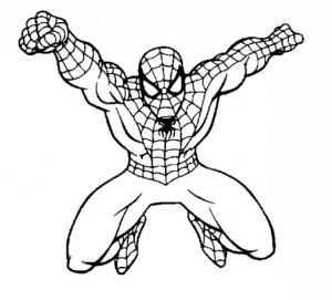 Coloriages Spiderman Beau Images Coloriage Spiderman à L assaut Dessin Gratuit à Imprimer