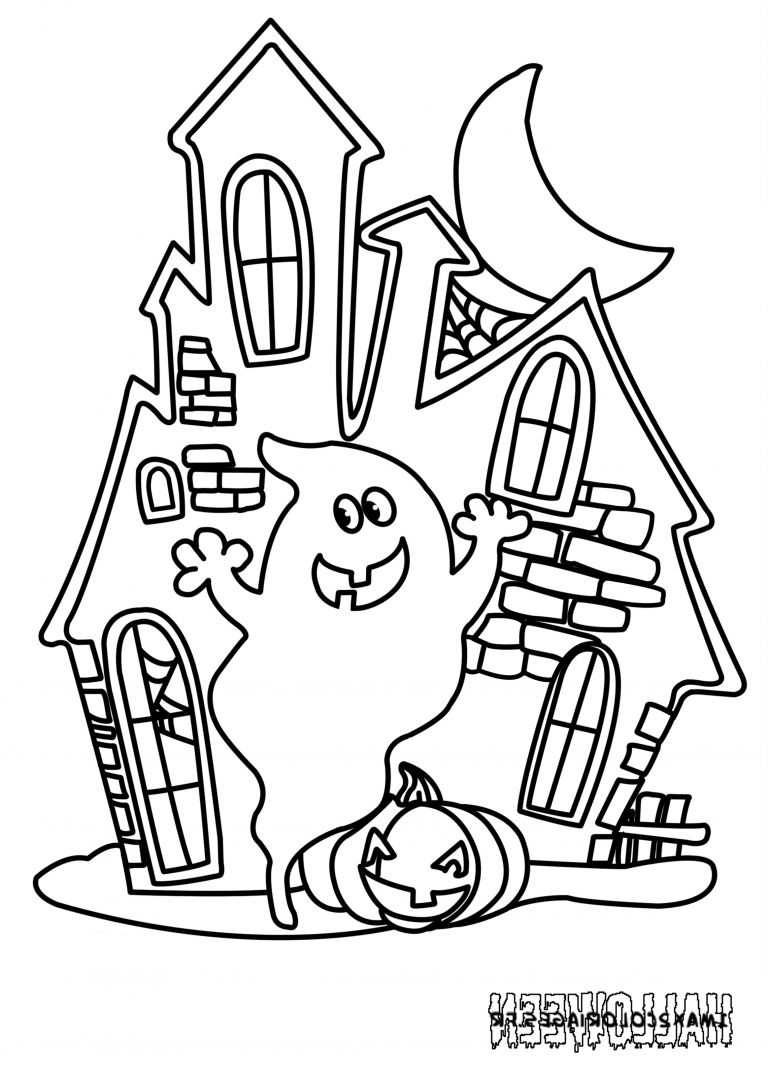Colorriage Bestof Photos Coloriage Maison Hantée à Imprimer  Coloriage