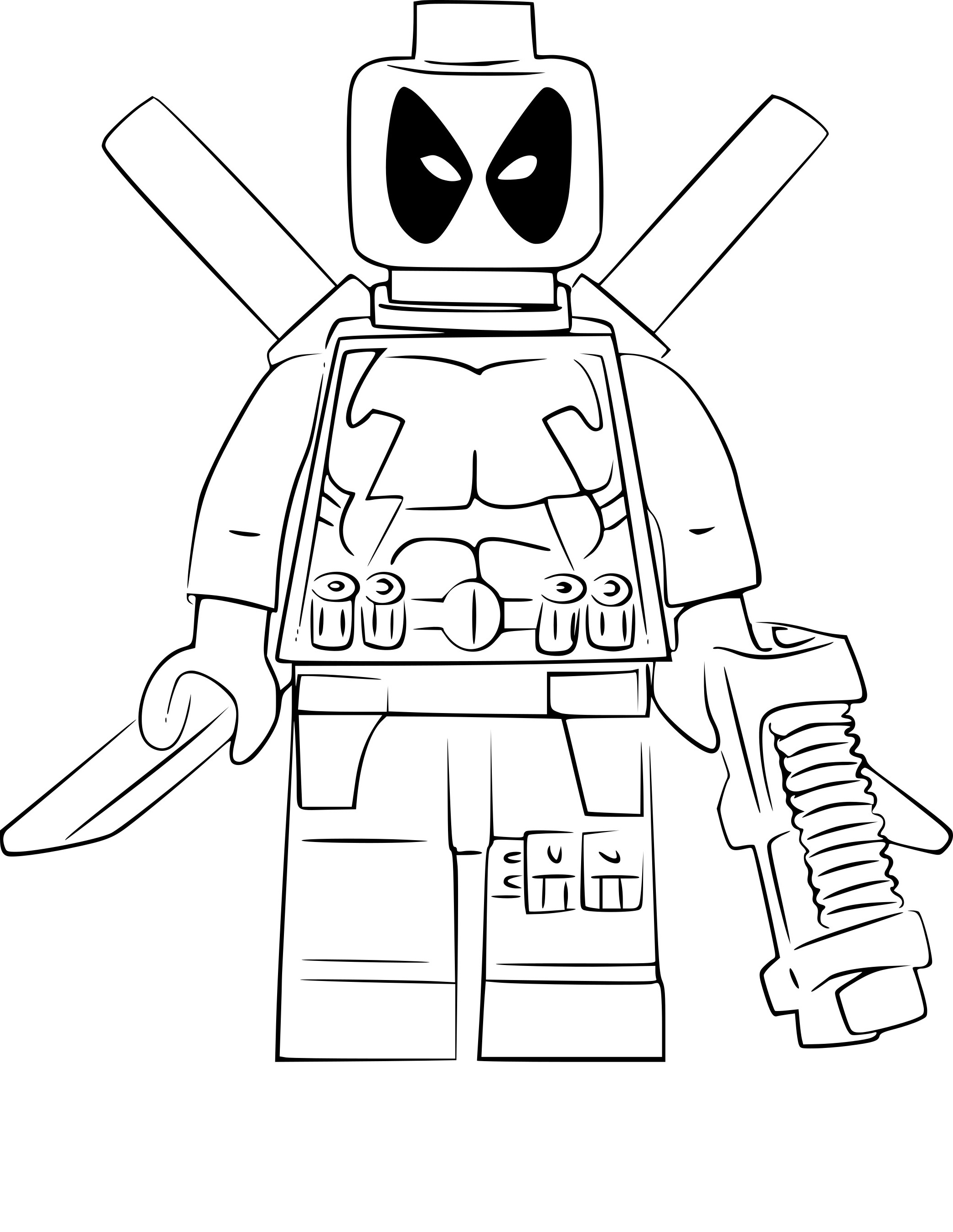 Deadpool Coloriage Beau Photographie Coloriage Lego Deadpool à Imprimer