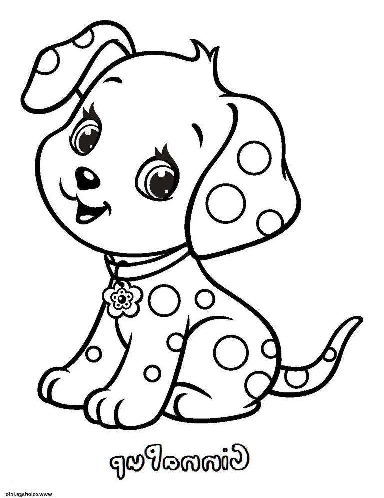 Dessin à Colorier Animaux Luxe Galerie Coloriage Chien Cinnapup