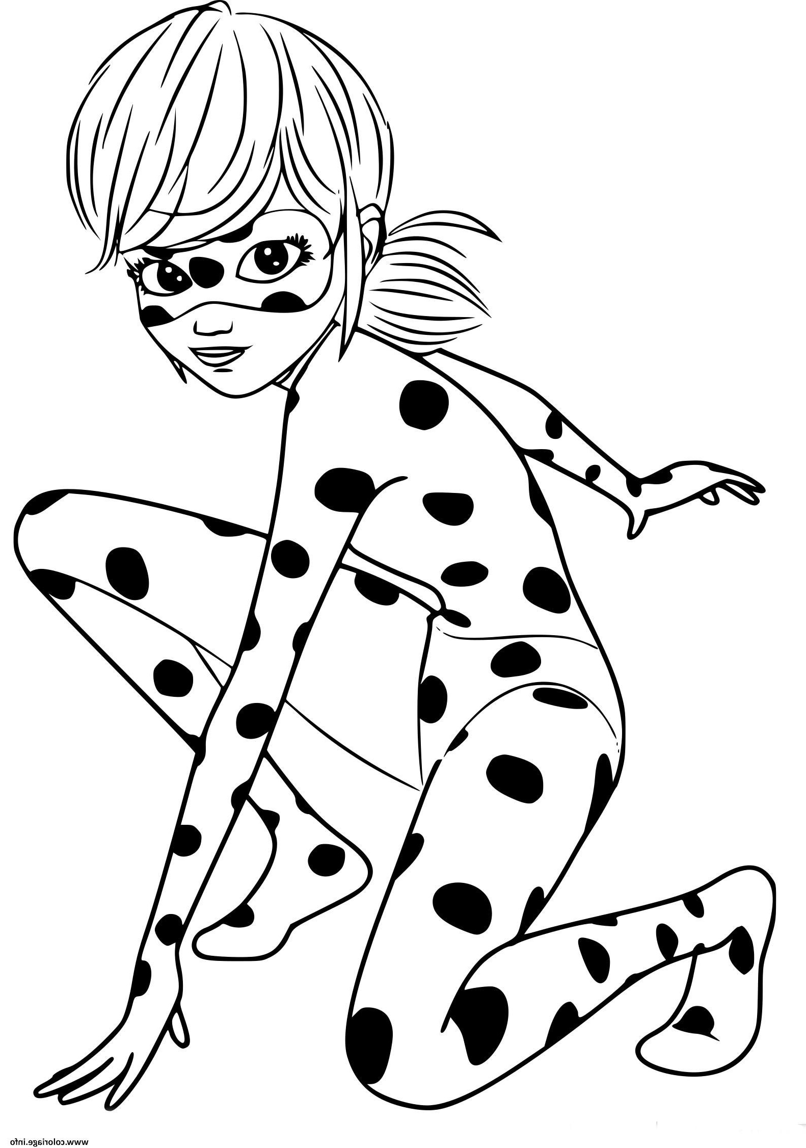 Dessin à Colorier Chat Nouveau Galerie Coloriage Ladybug Miraculous Chat Noir original à Imprimer