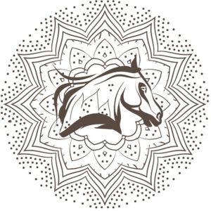 Dessin A Colorier Cheval Cool Collection Mandala Cheval Coloriage Mandala Cheval En Ligne Gratuit