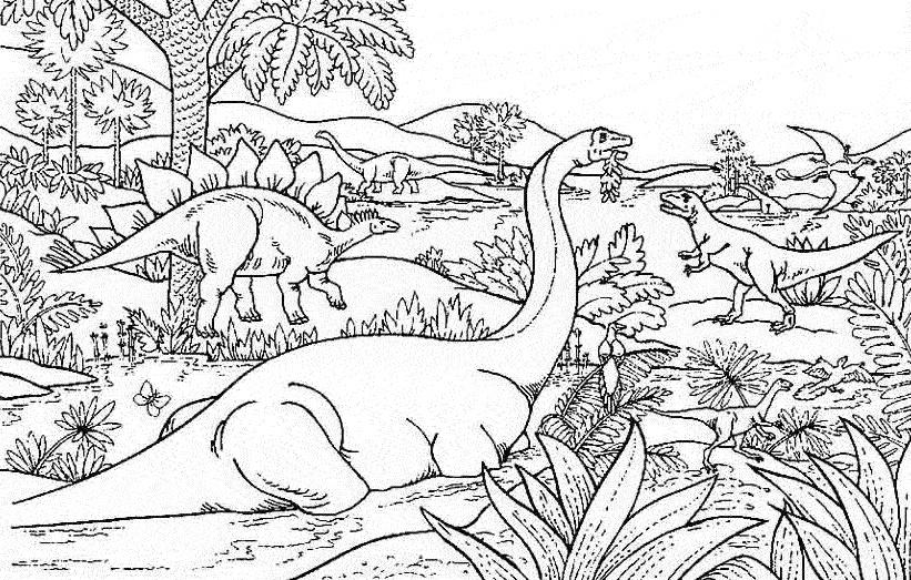 Dessin à Colorier Dinosaure Nouveau Image 125 Dessins De Coloriage Dinosaure à Imprimer
