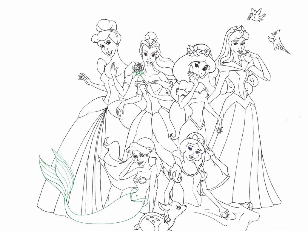 Dessin à Colorier Princesse Disney Luxe Photos Coloriages Disney Princesses à Imprimer
