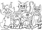Dessin A Imprimer De Chat Bestof Galerie Coloriages Famille De Chats Fr Hellokids