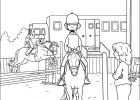 Dessin A Imprimer De Cheval Élégant Photos Les Coloriages De Equitation De Coloriages Enfants