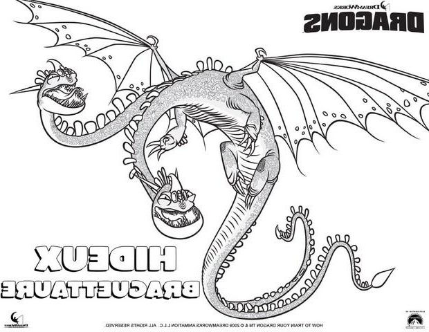 Dessin A Imprimer Dragon Élégant Stock Coloriages Le Dragon Hideux Braguettaure Fr Hellokids