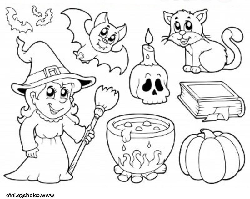 Dessin à Imprimer Halloween Beau Collection Coloriage Halloween Enfants Simple Dessin