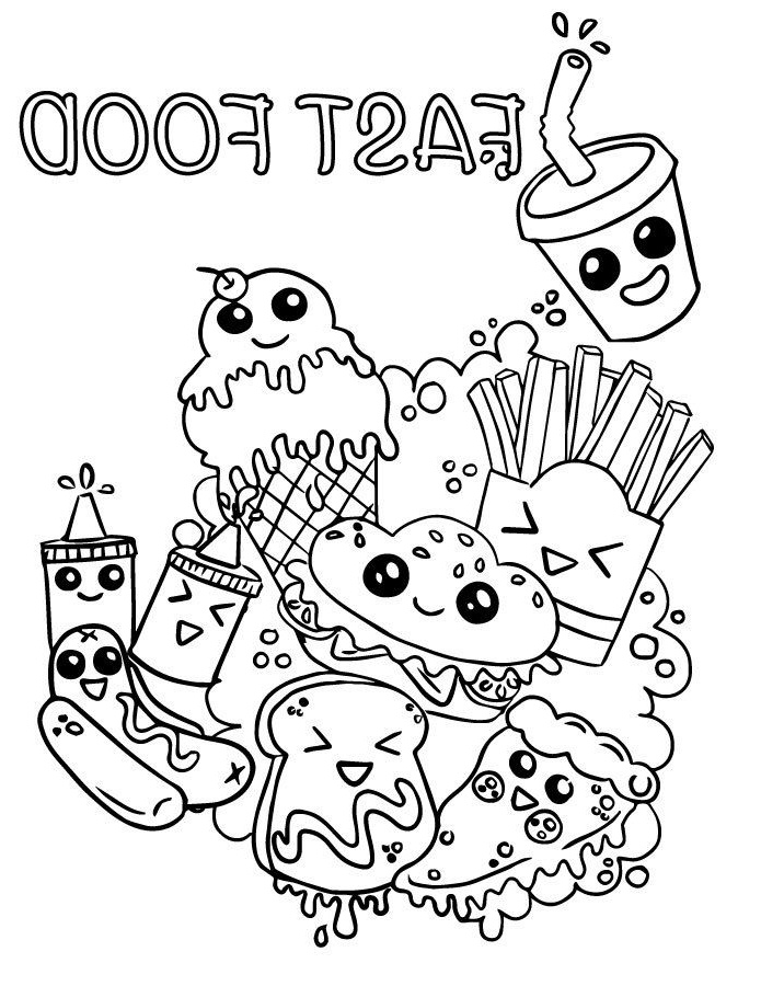 Dessin A Imprimer Licorne Emoji Élégant Images Coloriage Emoji Fast Food Adorable à Imprimer