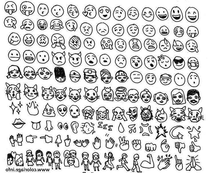 Dessin A Imprimer Licorne Emoji Nouveau Image Coloriage Emoji Emoticon List Dessin