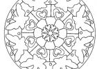Dessin A Imprimer Mandala Coeur Unique Image Coloriage Mandala à Imprimer