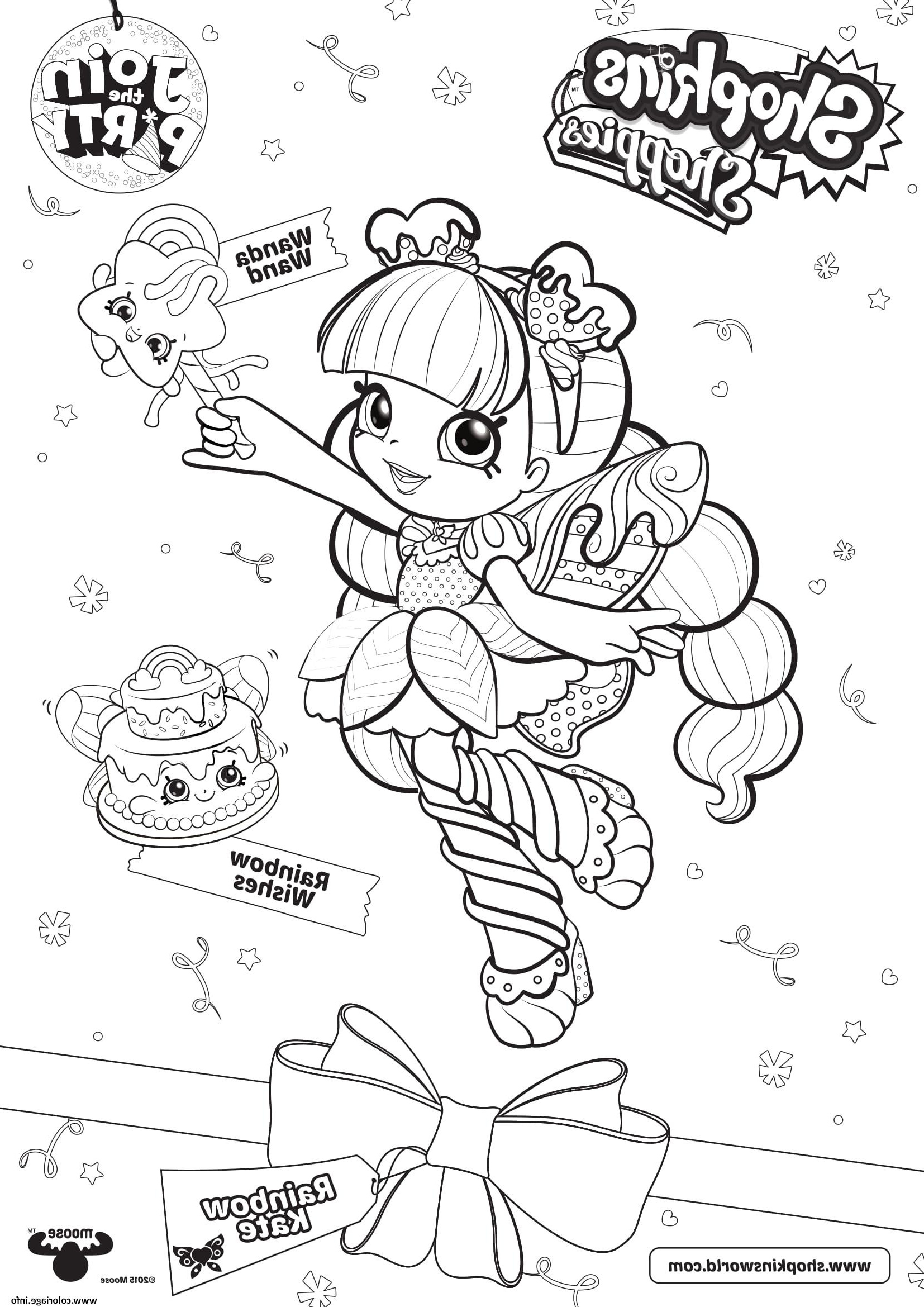 Dessin A Imprimer Shopkins Impressionnant Stock Coloriage Shopkins Shoppies Join the Party Wanda Wand