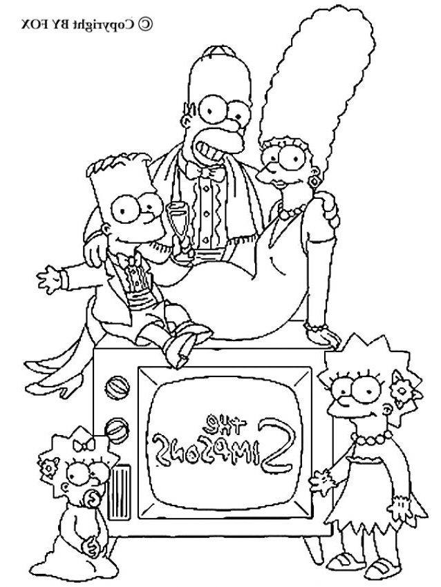 Dessin A Imprimer Simpson Élégant Images Coloriage A Imprimer La Famille Simpson Gratuit Et Colorier