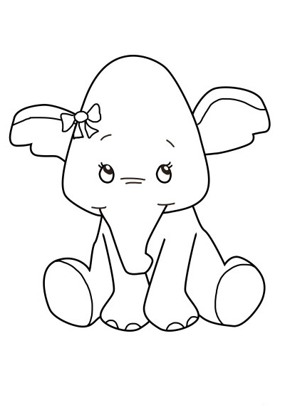 Dessin Animaux à Imprimer Gratuit Beau Photos Coloriage Bébé éléphant à Imprimer