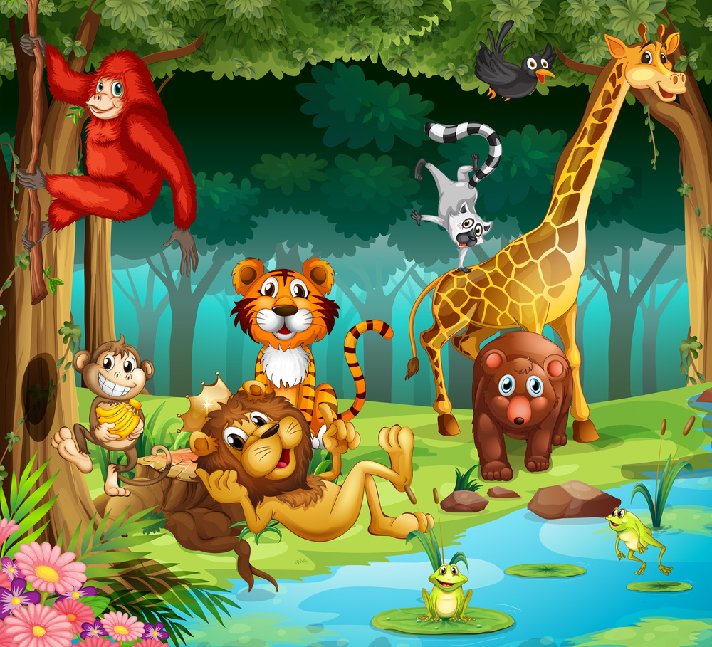 Dessin Animaux De La Jungle Inspirant Stock 18 Coloriages D Animaux De La Jungle