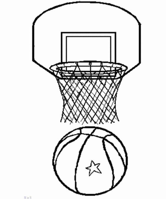 Dessin Basketball Luxe Stock Coloriage Ballon Et Panier De Basketball Dessin Gratuit à