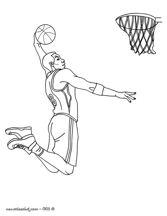 Dessin Basketteur Inspirant Images Coloriage Basketball Dunk Dessin Gratuit à Imprimer