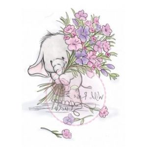 Dessin Bebe Elephant Impressionnant Image Tampon Clear Wild Rose Studio Bella with Posy
