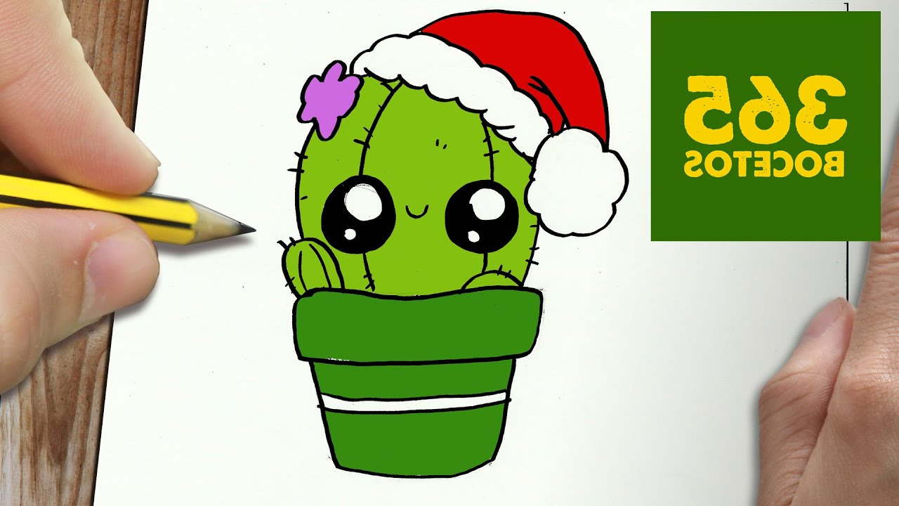 Dessin Cactus Kawaii Inspirant Photos O Dibujar Un Cactus Para Navidad Paso A Paso Dibujos