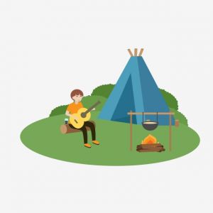 Dessin Camping Élégant Stock Le Camping Dessin De Fond Extérieure Décoration Graphique