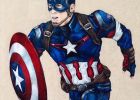 Dessin Captain America Impressionnant Stock Captain America Chris Evans Avengers Portrait Dessin