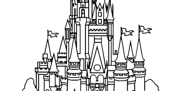 Dessin Chateau Princesse Beau Photos Chateau Disneyland Retour En