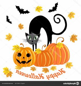 Dessin Citrouille D&amp;#039;halloween Beau Image Carte De Voeux Avec Halloween Dessin Avec Des Citrouilles