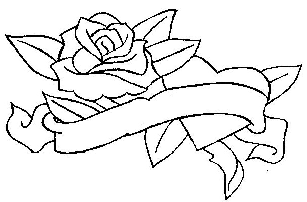Dessin Coeur Rose Beau Images Coloriages Roses