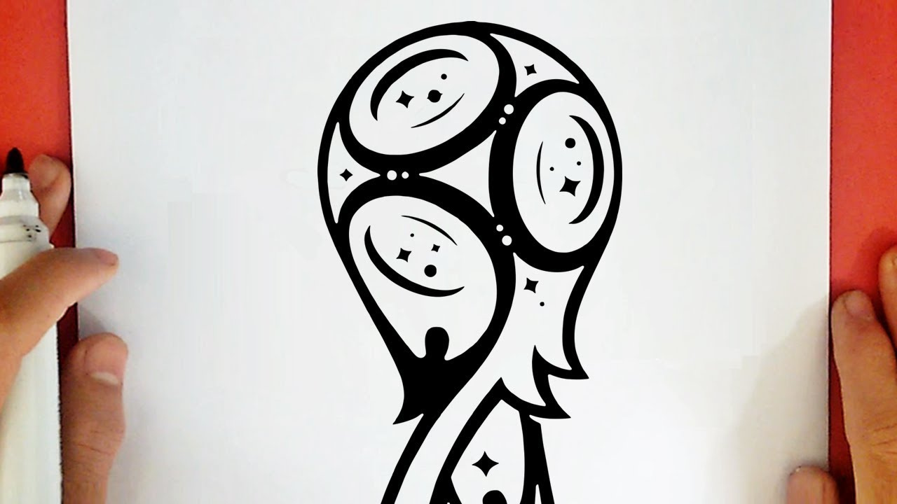 Dessin Coupe Du Monde Beau Photographie Ment Dessiner Le Logo De La Coupe Du Monde Russie 2018