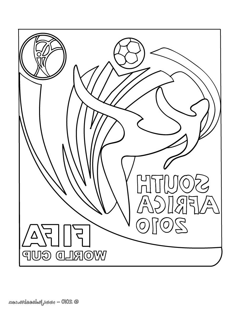 Dessin Coupe Du Monde Inspirant Image Coloriages Logo De La Coupe Du Monde De Footbal 2010 En