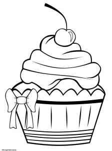 Dessin Cupcake Vintage Luxe Photographie Coloriage Cupcake Vintage original Classic Basic4 Dessin