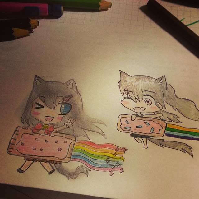 Dessin Cute Impressionnant Image Nyan Cat ??? Dessin Draw Drawing Colorier Dessins
