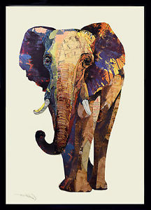 Dessin D&amp;#039;éléphant Beau Images Mémoire D éléphant 3d Art Collage Image Inde Afrique Mural