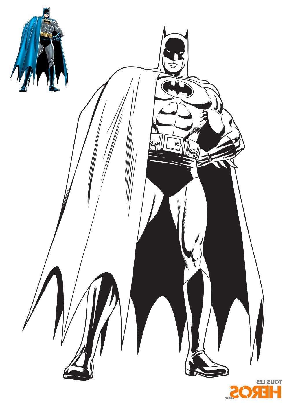 Dessin De Batman Beau Galerie Coloriages Batman Gratuits Sur Le Blog De tous Les Héros