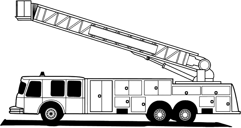 Dessin De Camion De Pompier Élégant Photos Camion De Pompier 58 Transport – Coloriages à Imprimer