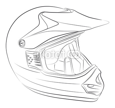 Dessin De Casque Bestof Photographie Papier Peint Standart Motocross Helmet Vector Drawing