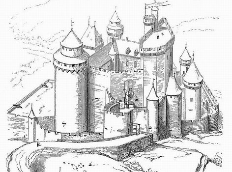 Dessin De Chateau fort Du Moyen Age Beau Stock Le Château De Bonaguil