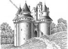 Dessin De Chateau fort Du Moyen Age Inspirant Stock Château fort Amelie Claire Illustration Traditionnelle