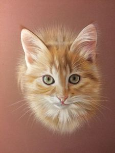 Dessin De Chaton Kawaii Unique Stock Dessin De Chaton Réalisé Au Pastel Cats In 2019