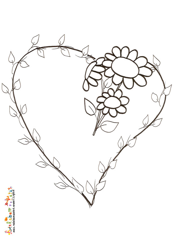 Dessin De Coeur Avec Des Ailes Inspirant Image Nos Jeux De Coloriage Rose Et Coeur à Imprimer Gratuit