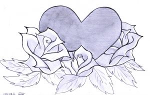 Dessin De Coeur Avec Une Rose Luxe Galerie 1001 Modèles Et Conseils Pour Apprendre Ment Dessiner