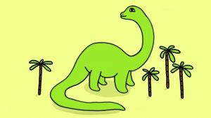 Dessin De Dinosaures Nouveau Photos Apprendre à Dessiner Un Dinosaure Diplodocus