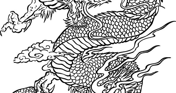 Dessin De Dragon Chinois élégant Galerie Coloriage Dragon