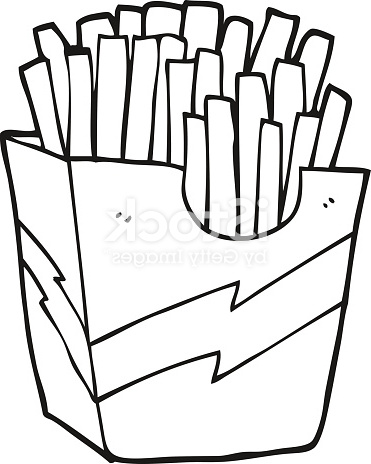 Dessin De Frite Beau Galerie Black and White Cartoon French Fries Stock Vector Art