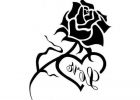 Dessin De Love Luxe Photos 5 Tattoos Temporaires Rose Classique Et Mention Love De 3