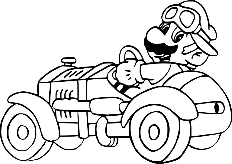 Dessin De Mario A Imprimer Unique Stock Coloriage Mario Kart 7 à ...