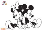 Dessin De Minnie Et Mickey Bestof Collection Coloriages Mickey Et Minnie Gratuits Sur Le Blog De tous