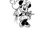 Dessin De Minnie Et Mickey Nouveau Photographie Minnie Ballons Coloriage Minnie Coloriages Pour Enfants