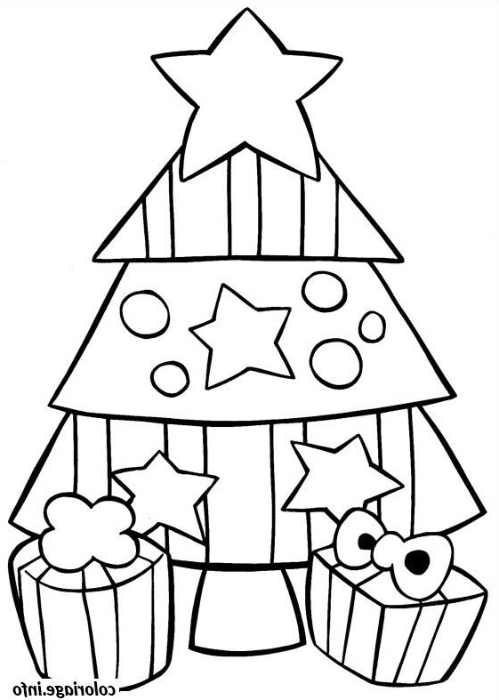 Dessin De Noel Simple Beau Images Coloriage Sapin De Noel ...