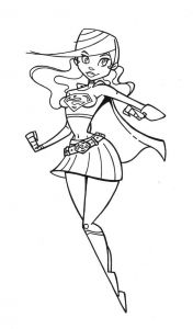 Dessin De Super Héroïne Impressionnant Galerie Supergirl Coloriage Supergirl Héroïne à Imprimer